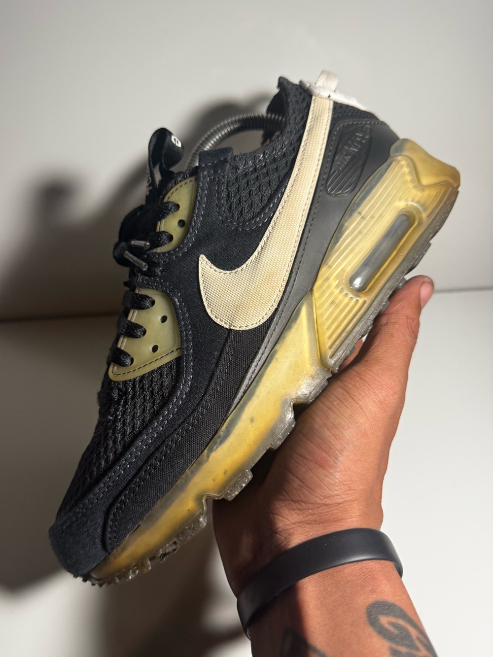 Nike Men’s Black Olive Cream Air Max Sneaker